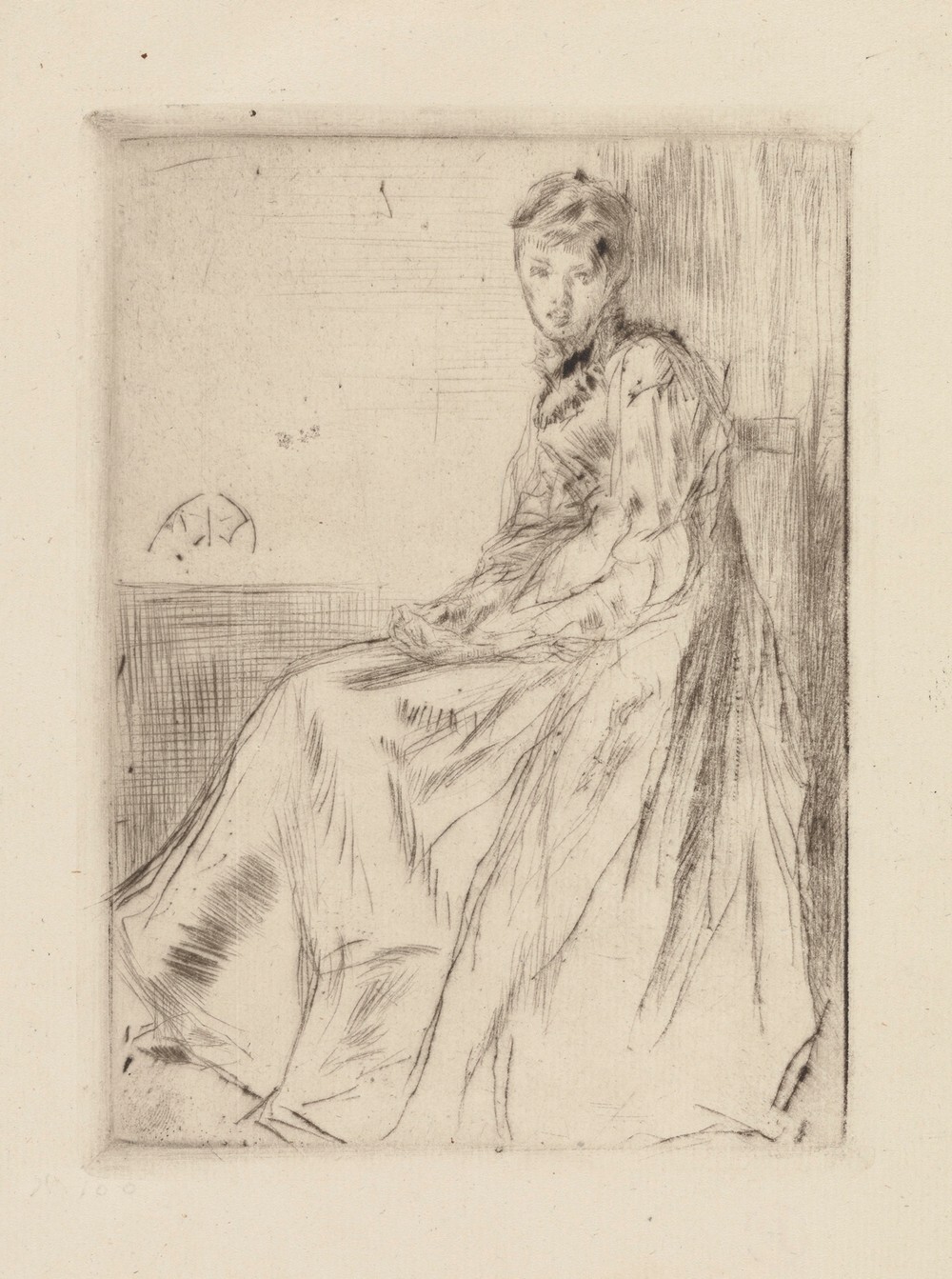 The Letter (Maud, seated)