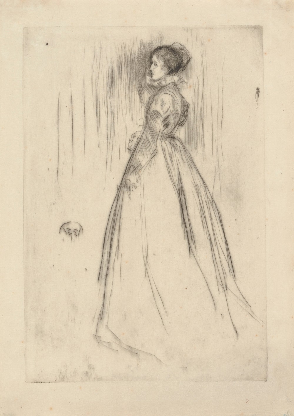 The Velvet Dress (Mrs. Leyland)