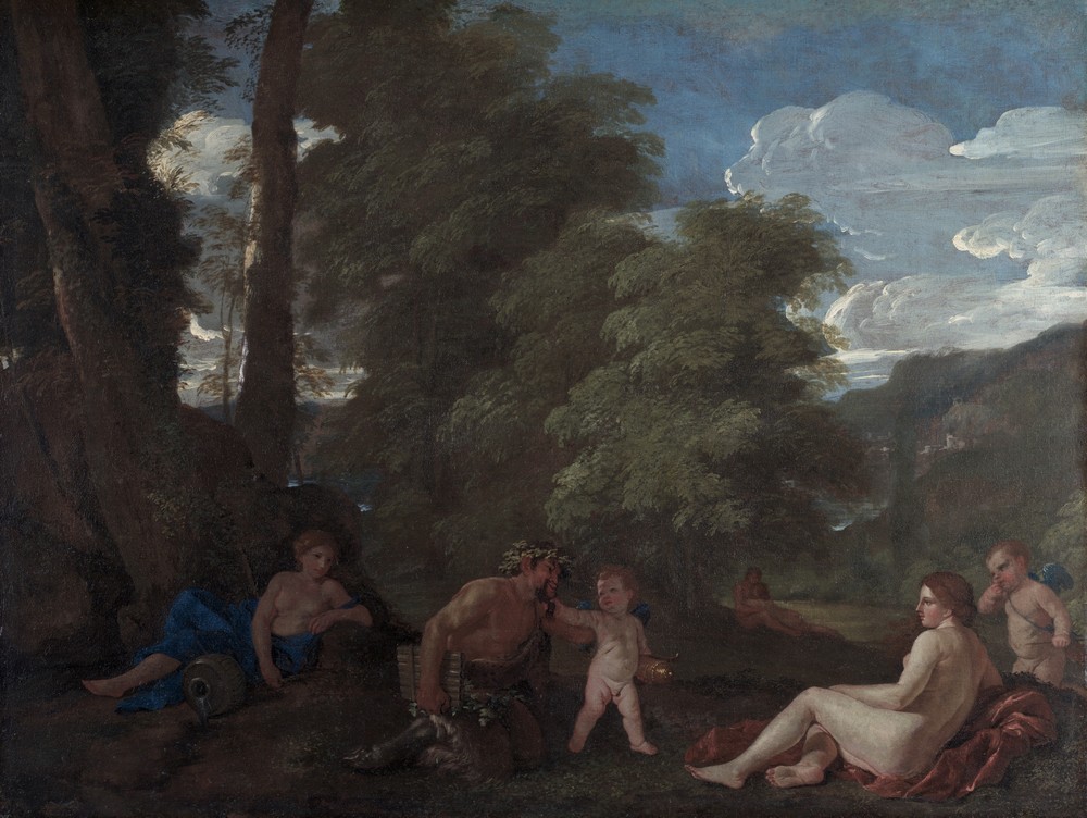 Nymphs and a Satyr (Amor Vincit Omnia) (c. 1625-1627)