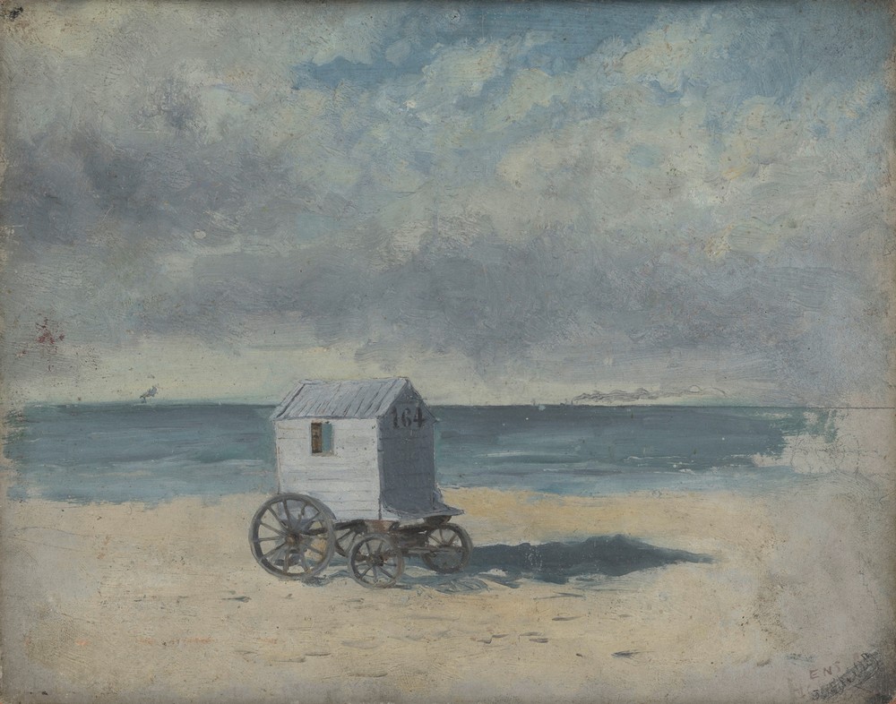 Bathing Hut on the Beach