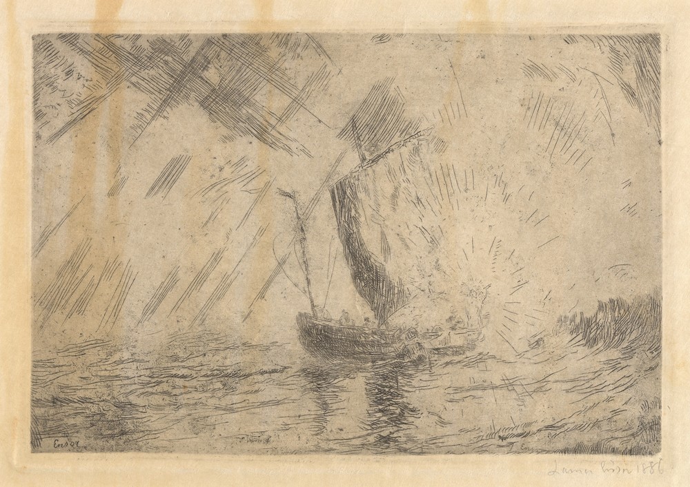 Christ calming the tempest