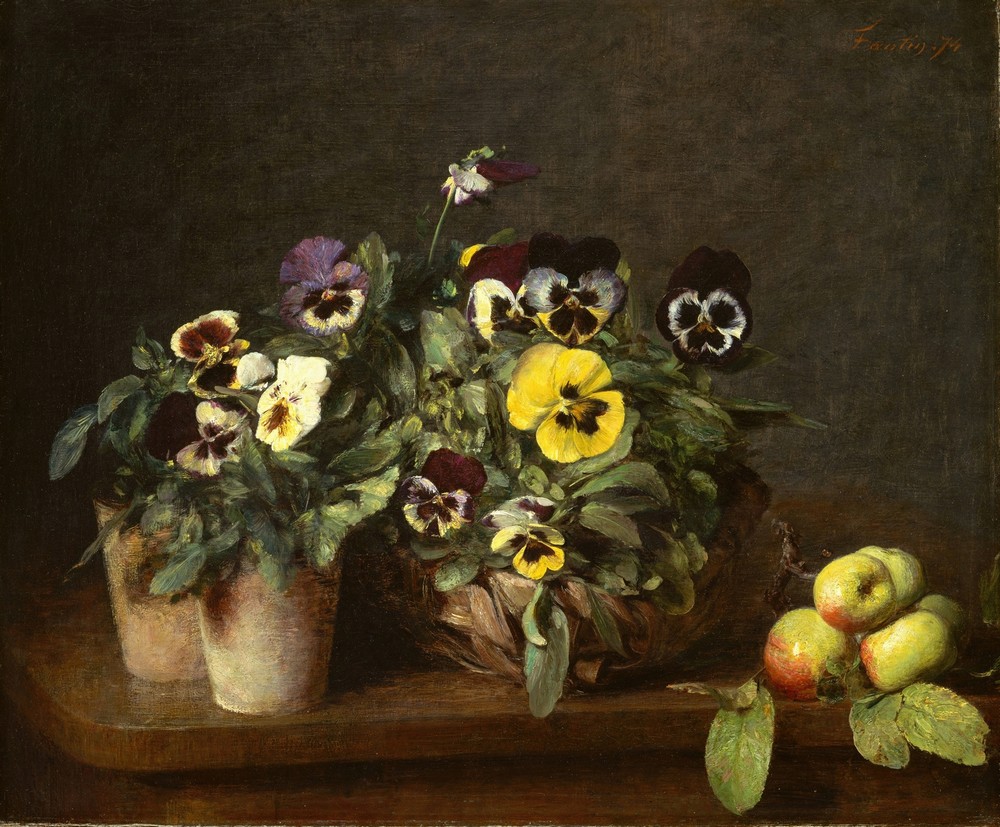 Still Life with Pansies