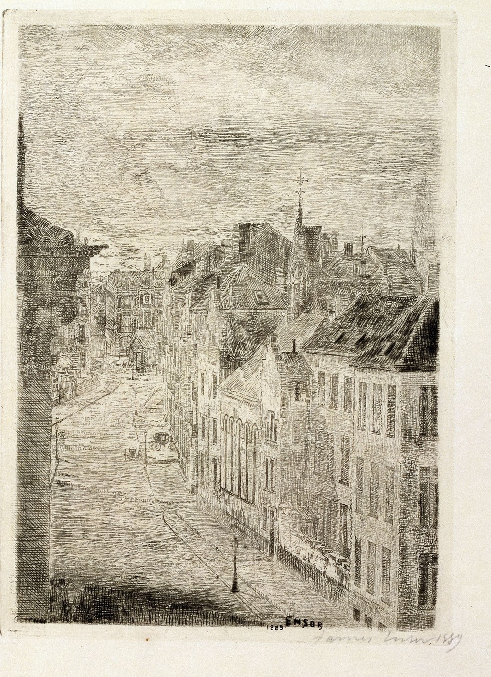 De Van Iseghemlaan in Oostende