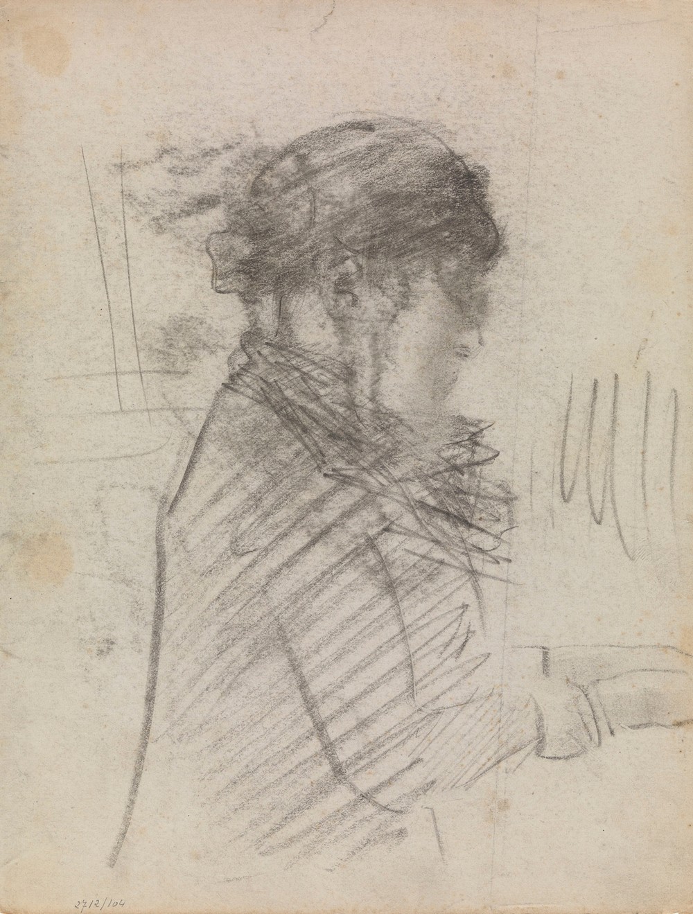 Ensor’s Sister at the Keyboard