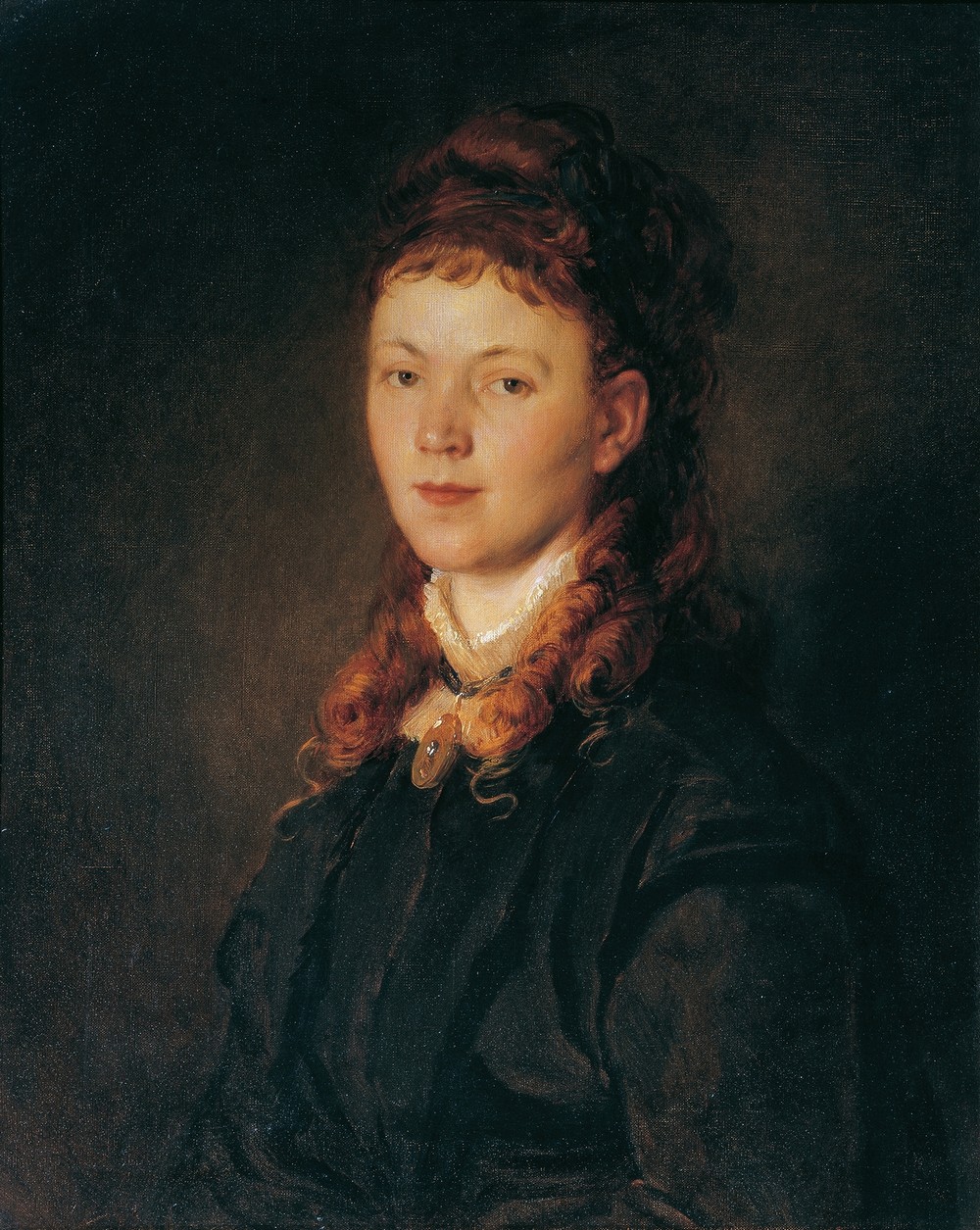 Mädchen Mit Rotblondem Haar