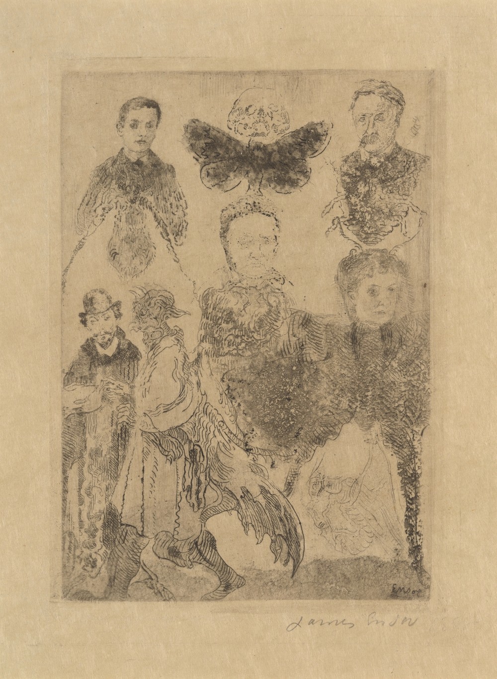 Kleine vreemdsoortige figuren