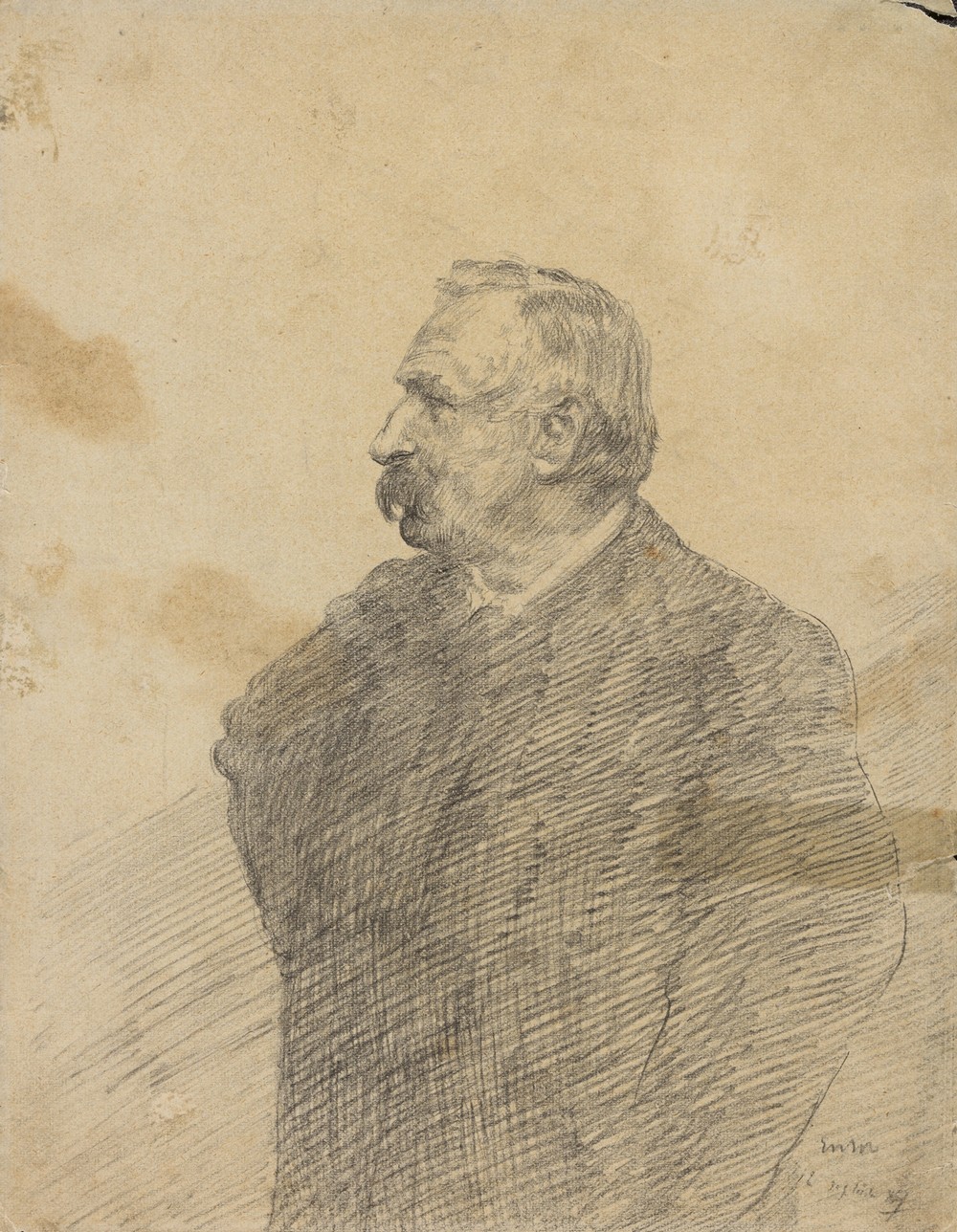 Portret van Ernest Rousseau