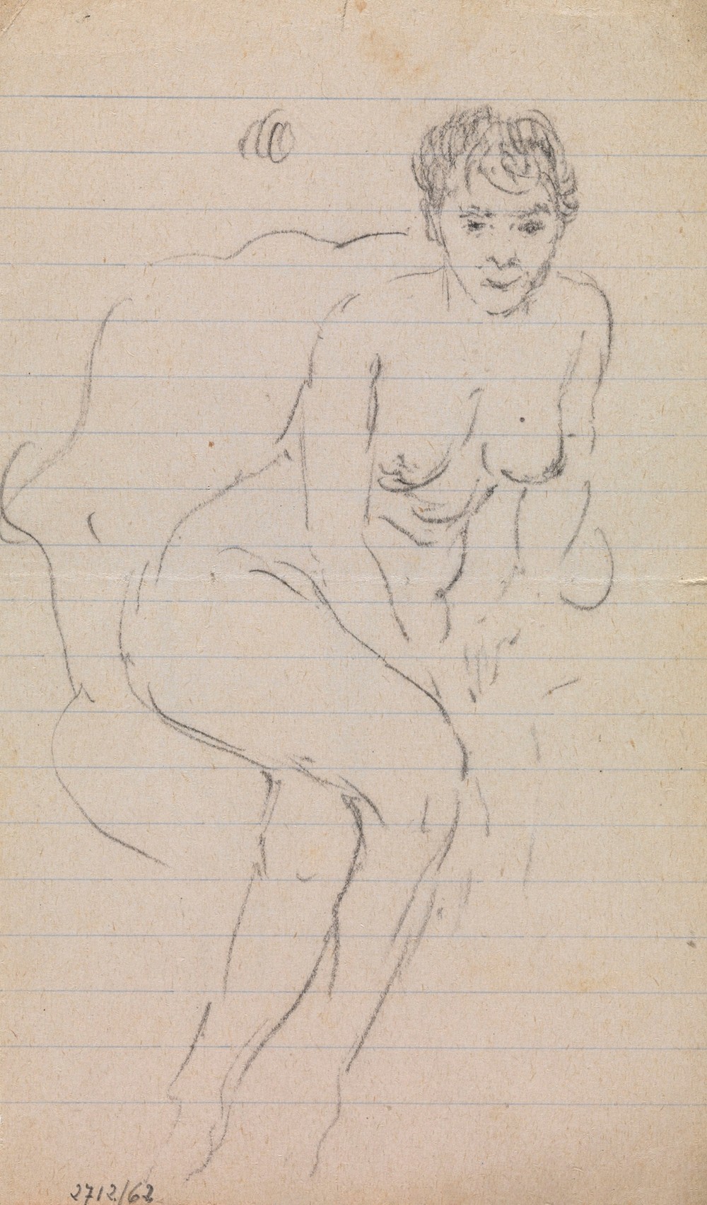 Seated Nude with Legs Crossed