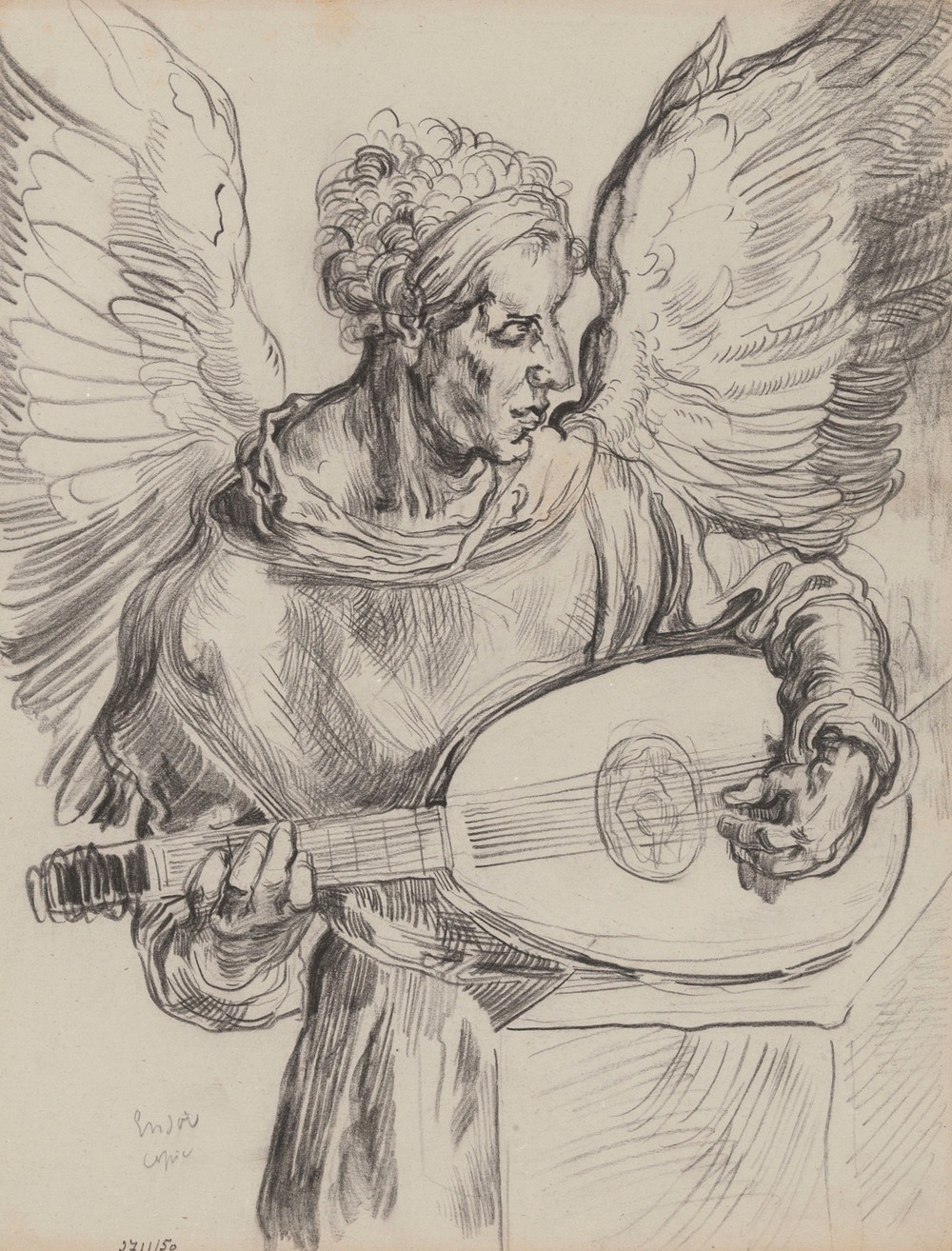 Seraph playing Lute