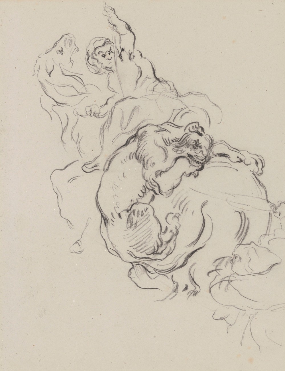 Study of the Lion Hunt