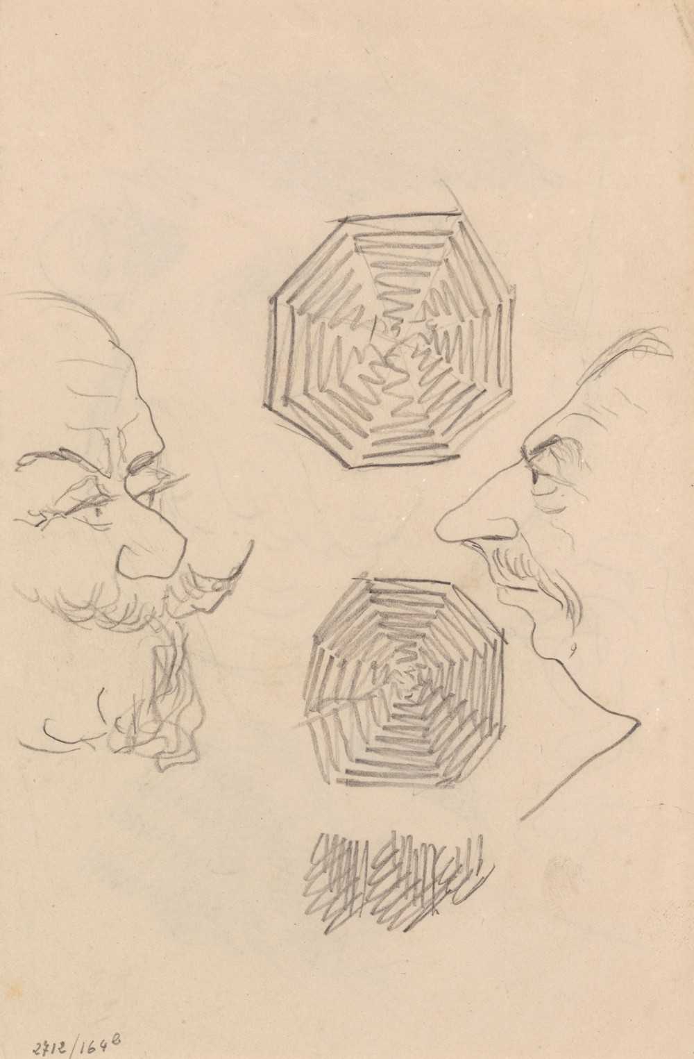 Two heads and a Spinning-Wheel