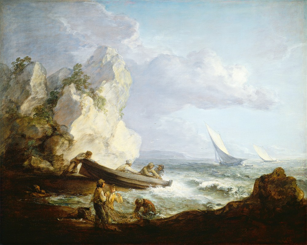 Seashore with Fishermen (c. 1781-1782)