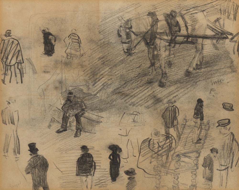 Wit paard, stoel en figuren (from 1880 until 1885)