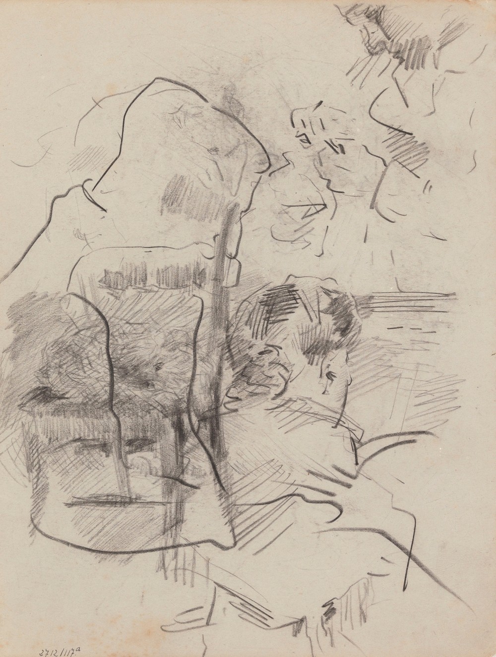 Woman at Keyboard and Alfred William Finch