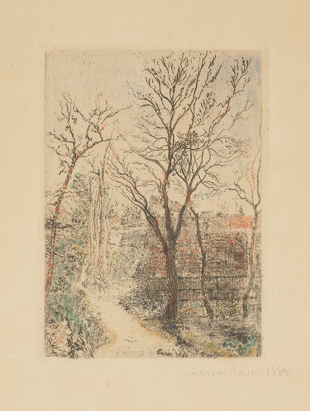 Sentier à Groenendael (Footpath at Groenendael)