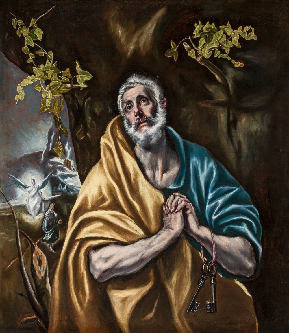 The Penitent Saint Peter (ca. 1590-1595)