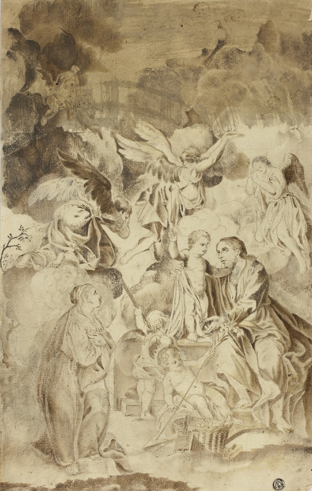 Beholding Vision of Christ Child and Saint Joseph