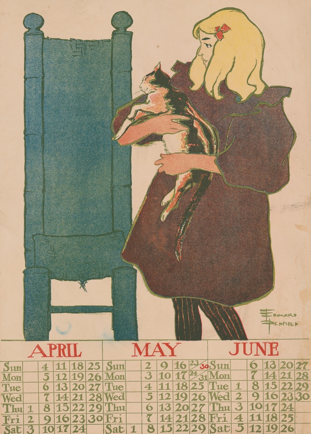 April May June 1897 calendar