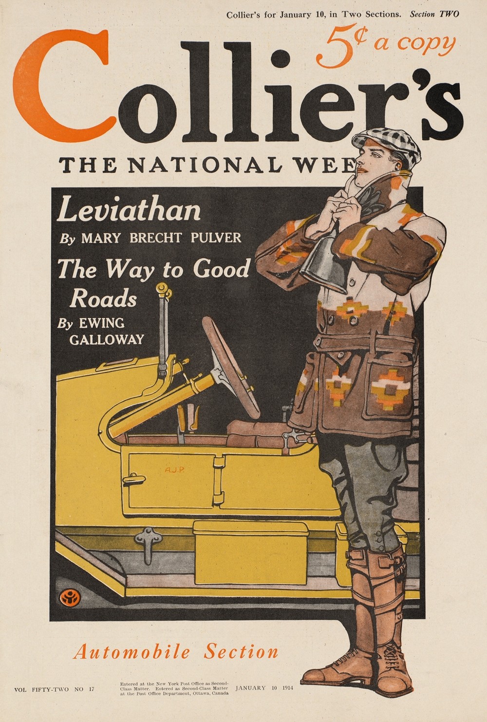 Collier’s, automobile section. Collier’s for January 10