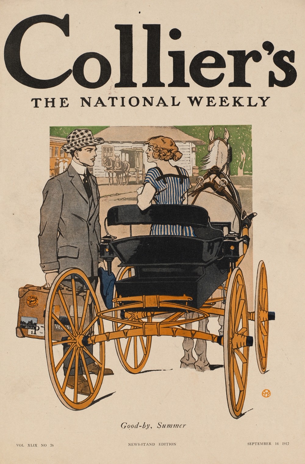 Collier’s, the national weekly. Good-by, summer.