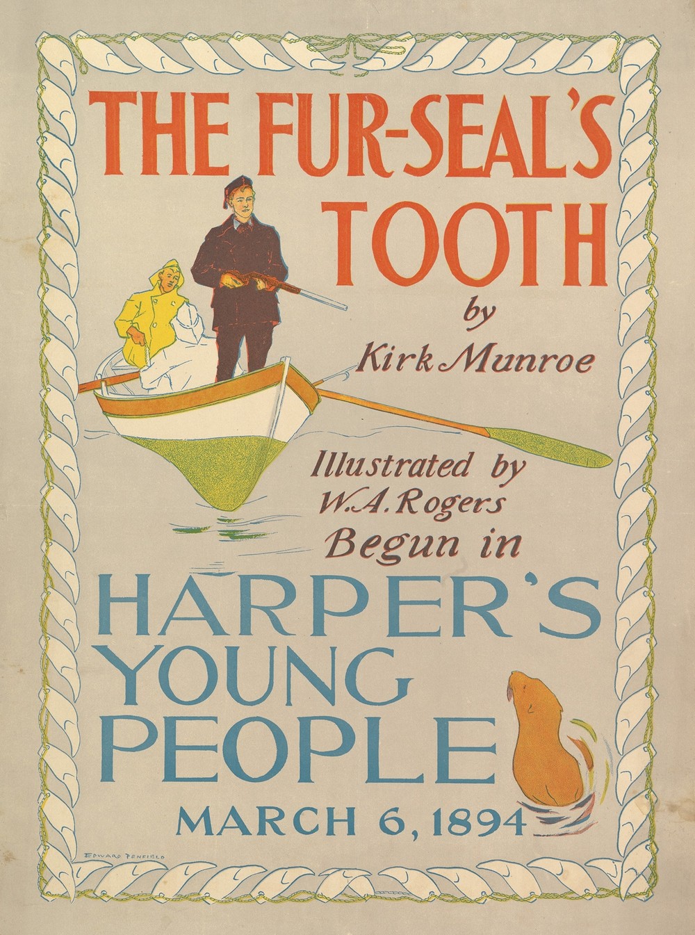 Harper’s Young People; The Fur-Seal’s Tooth by Kirk Monroe