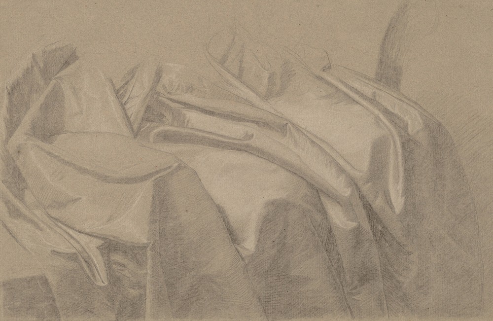 Drapery Study for ‘Mary and Elizabeth Royall’ (c. 1758)