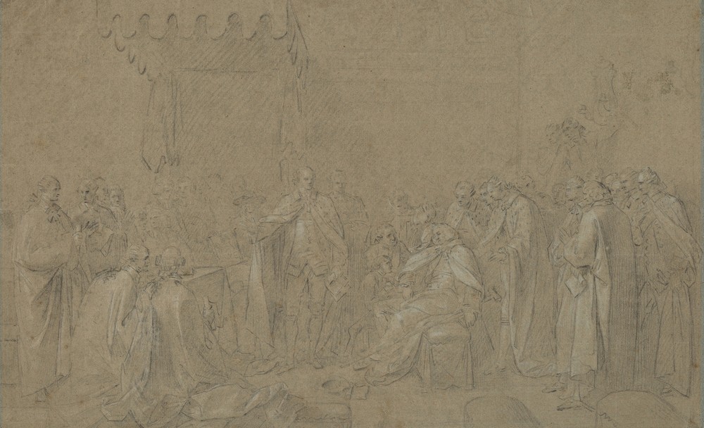 Study for ‘The Death of the Earl of Chatham’