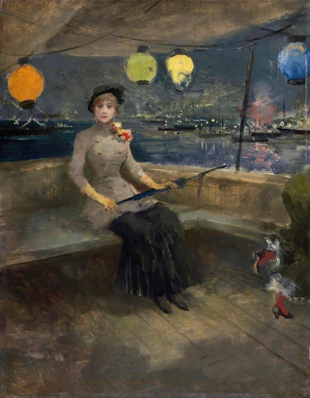 Woman On A Yacht (c. 1883)