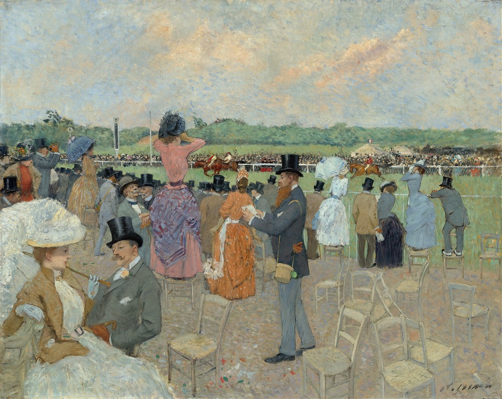 The Races at Longchamp (c. 1891)
