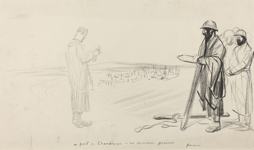 Au front de Champagne – Les dernieres prieres (c. 1914-1919)