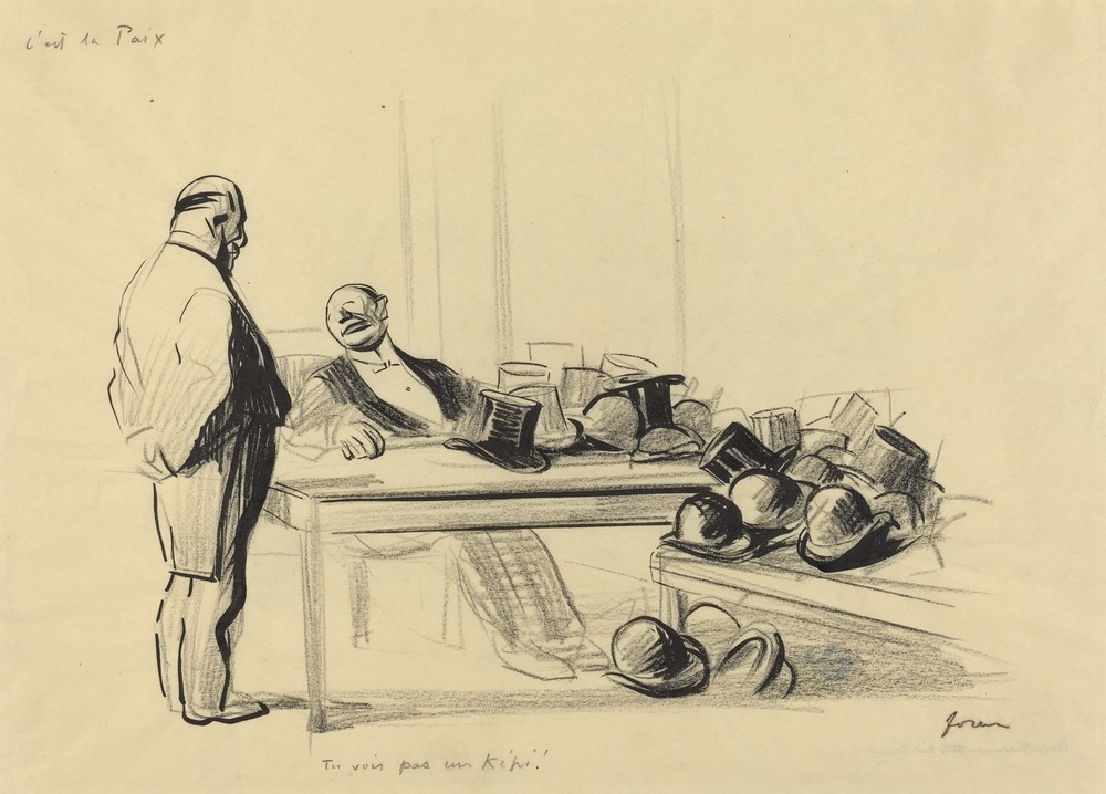 C’est la Paix. Tu vois pas un kepi! (c. 1919)