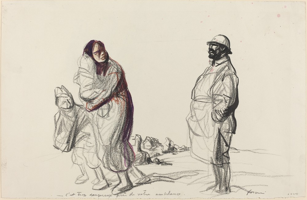 C’est trop dangereux pres de votre ambulance (c. 1914-1919)