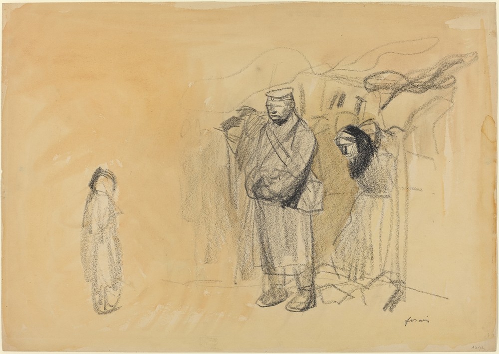 German Soldiers and French Child (c. 1914-1919)