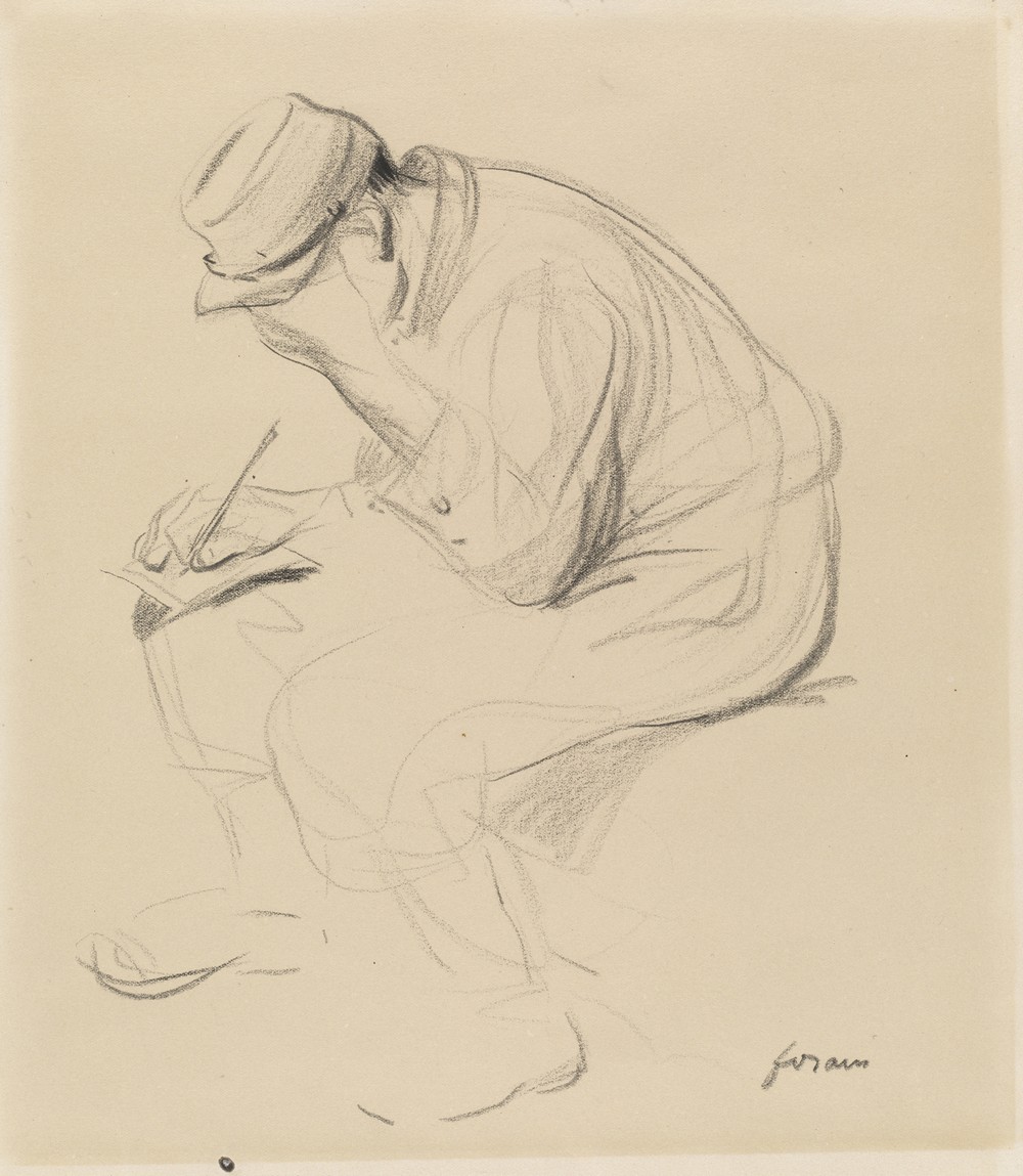 Le Poilu (French Soldier Writing Home) (c. 1900)