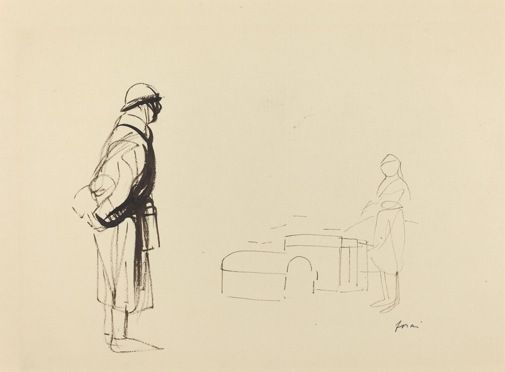 Poilu and Nurse (c. 1914-1919)
