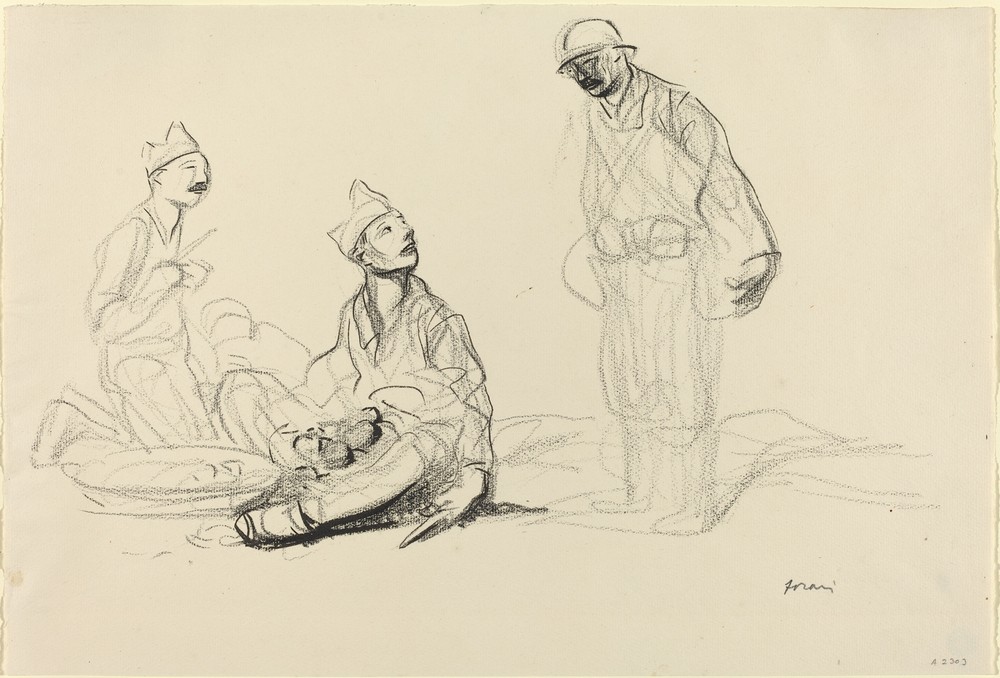 Soldiers Preparing a Meal (c. 1914-1919)