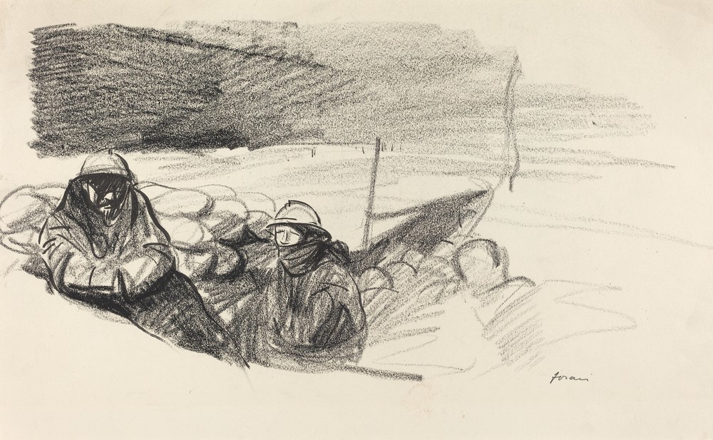 Two Soldiers in a Trench (c. 1914-1919)