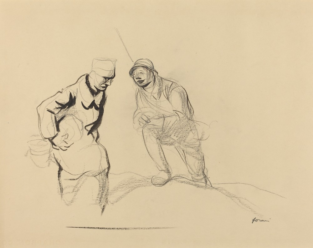 Two Soldiers (c. 1914-1919)