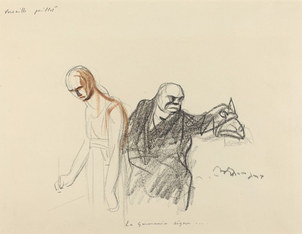 Versailles juillet. La Germania signe… (probably 1919)
