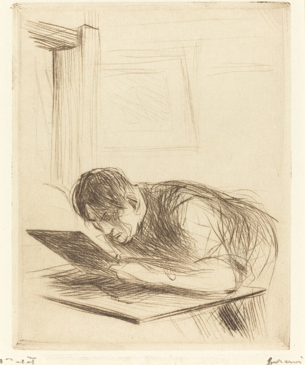 Forain Etching (first plate)
