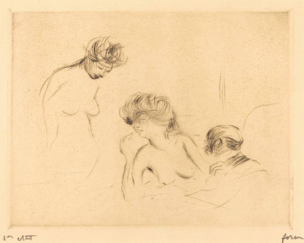 In a Private Room (third plate)
