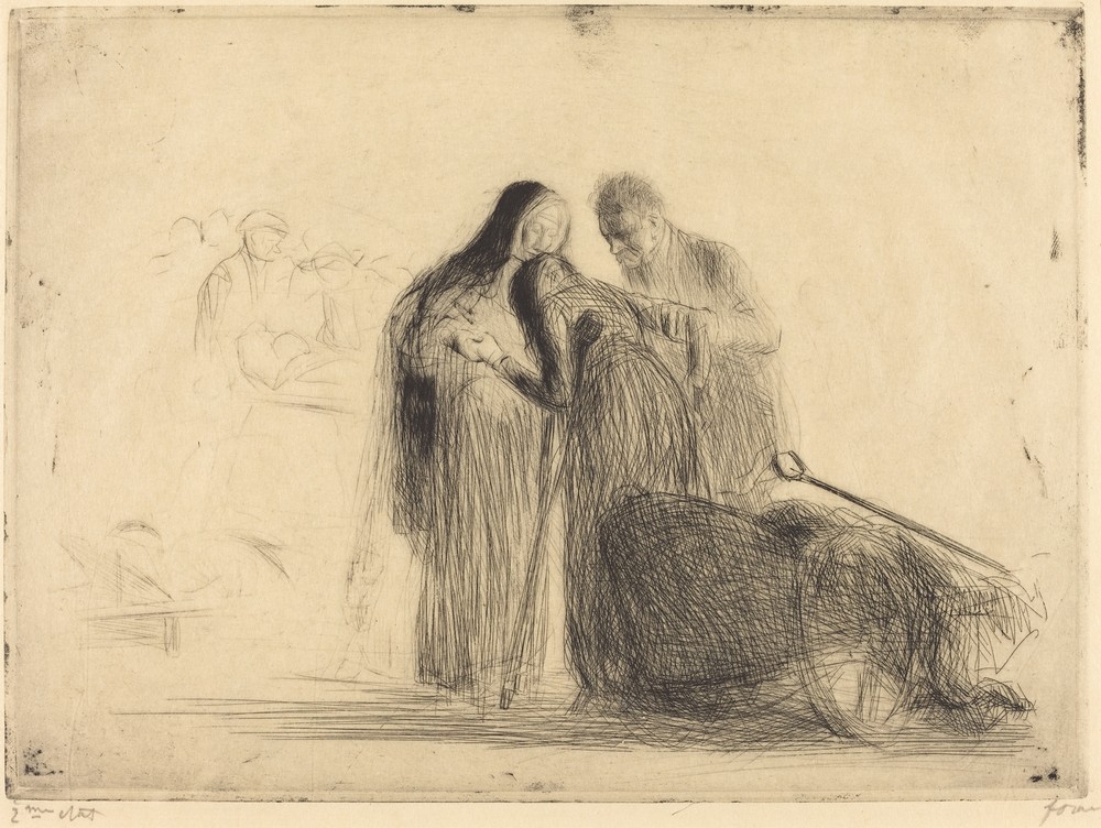 Lourdes, the Paralytic (second plate)