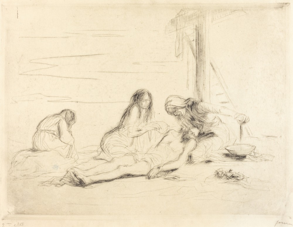 Pietà (first plate)
