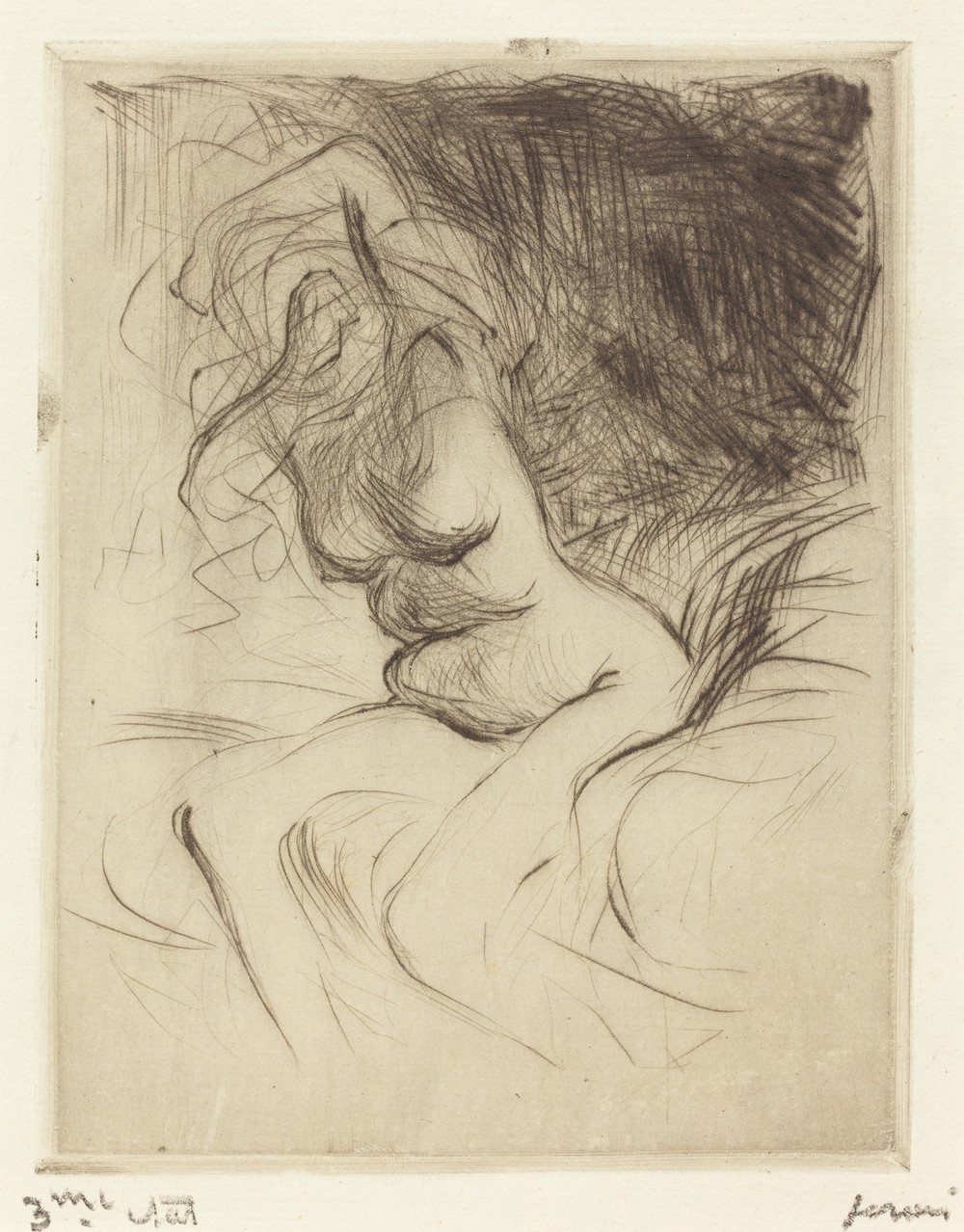 Woman Taking Off Her Chemise (c. 1910)