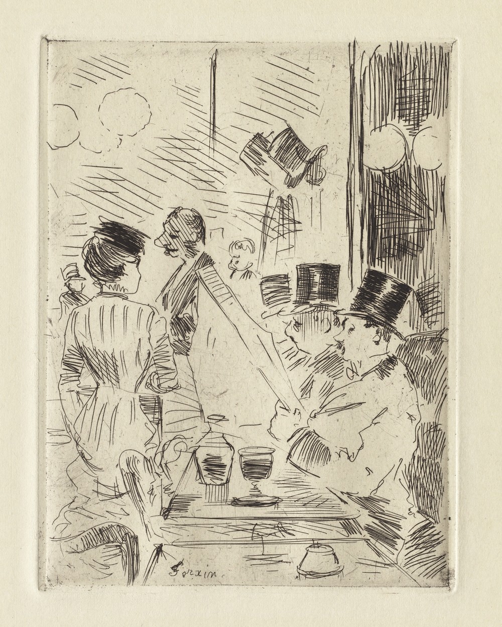 The Café of the New Athens (c. 1876)