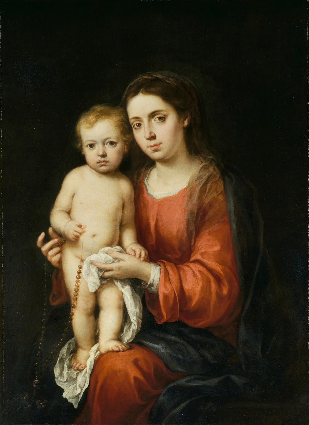 The Virgin and Child with a Rosary (c. 1670-1680)