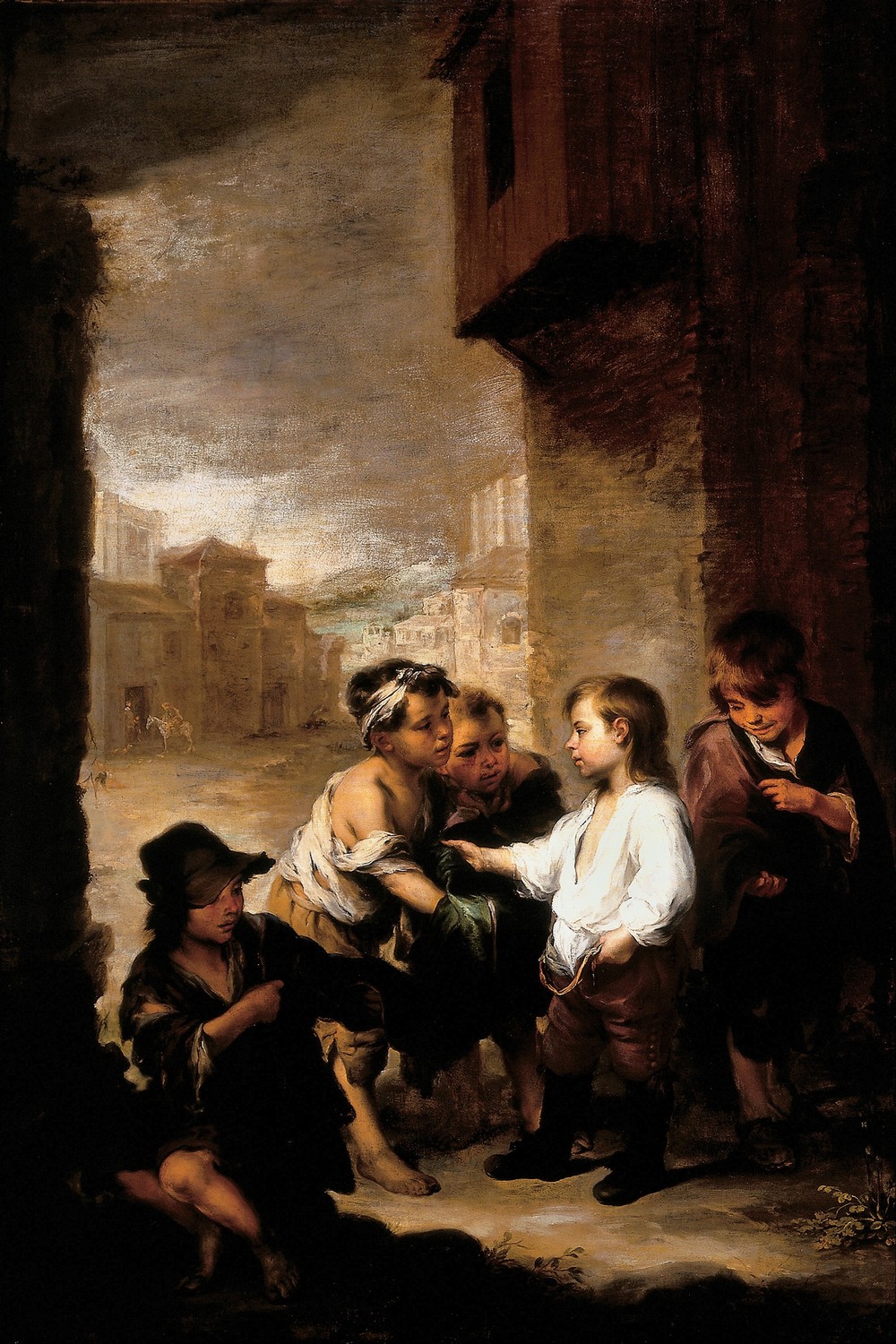 St. Thomas of Villanueva dividing his clothes among beggar boys (circa 1667)