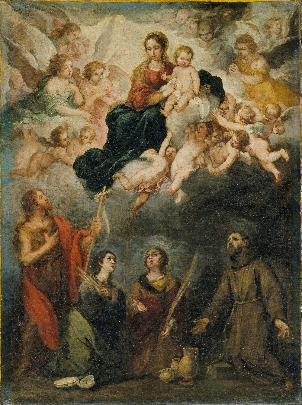 The Virgin and Child with Saints (c. 1665-1670)