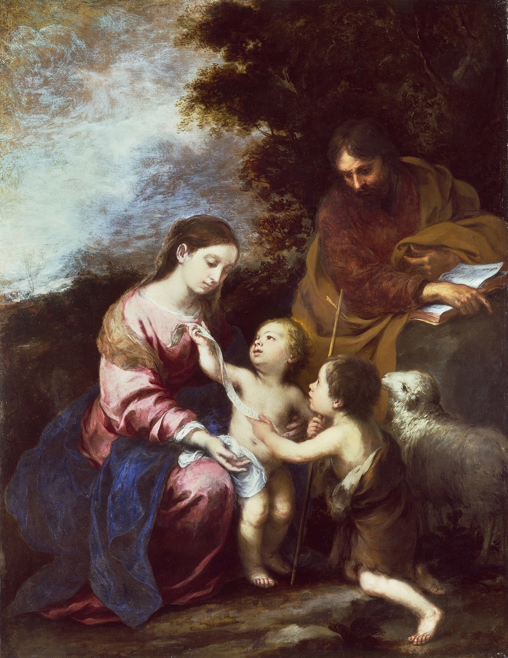 The Holy Family with the Infant Baptist (c. 1670)