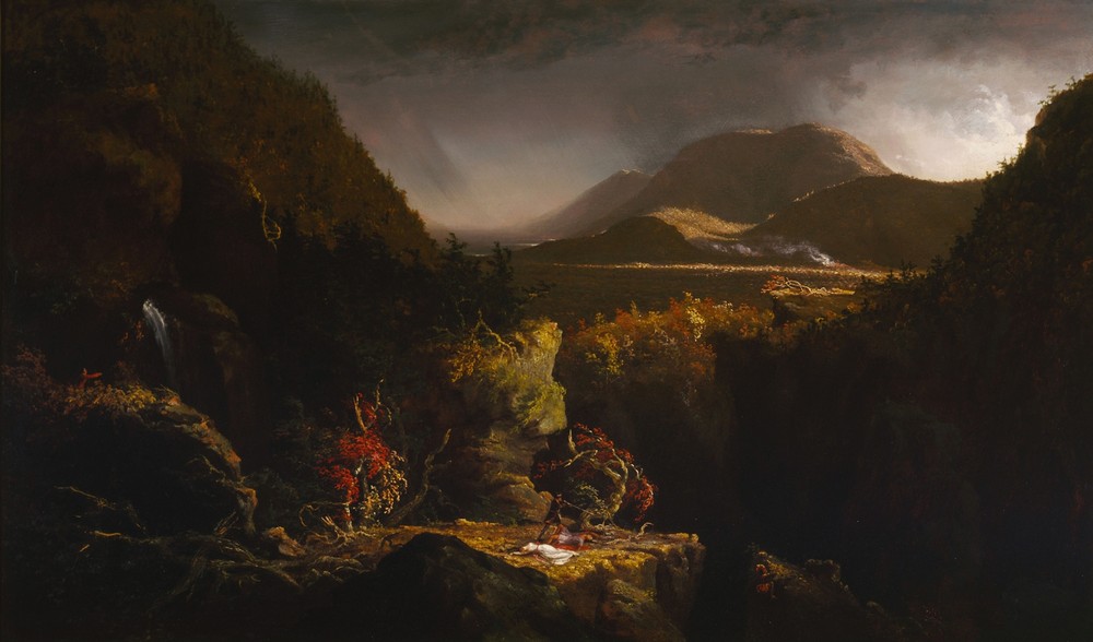 Landscape with Figures; A Scene from ‘The Last of the Mohicans’
